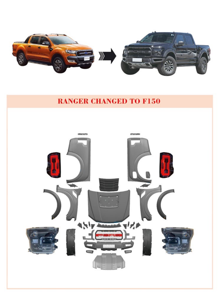 Ranger Changed To F150 Body Kit