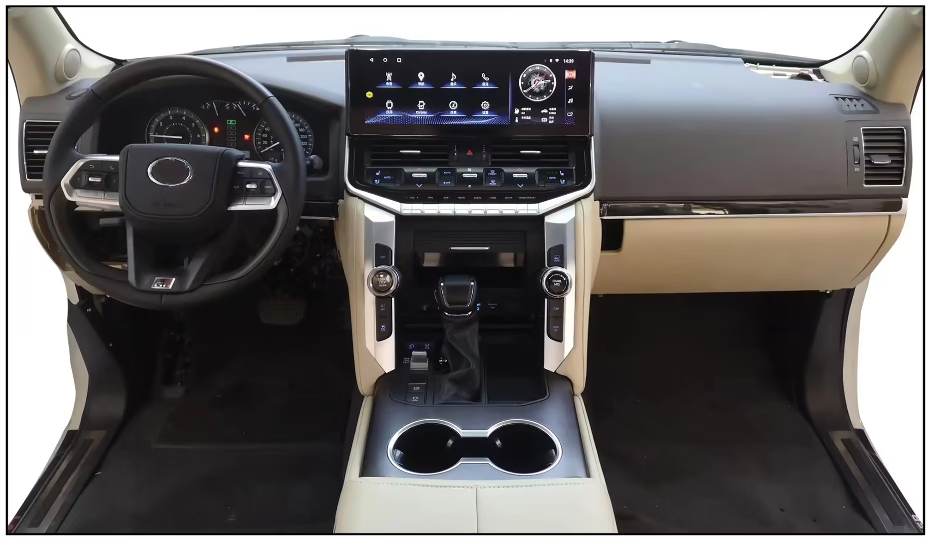 Toyota Land Cruiser LC200 Interior Accessories Upgrade to LC300 