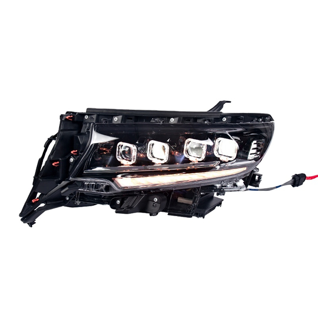 Four LED Lens Headlights for Toyota Prado 2018