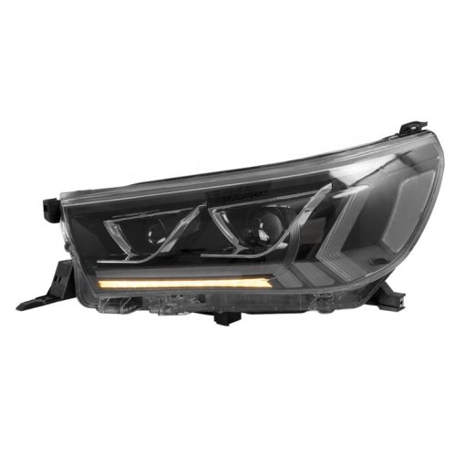 Sequential LED DRL Headlights For Toyota Hilux 2016-2019