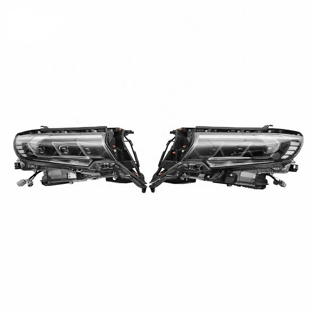 Three Lens LED Headlights for Toyota Prado 2018