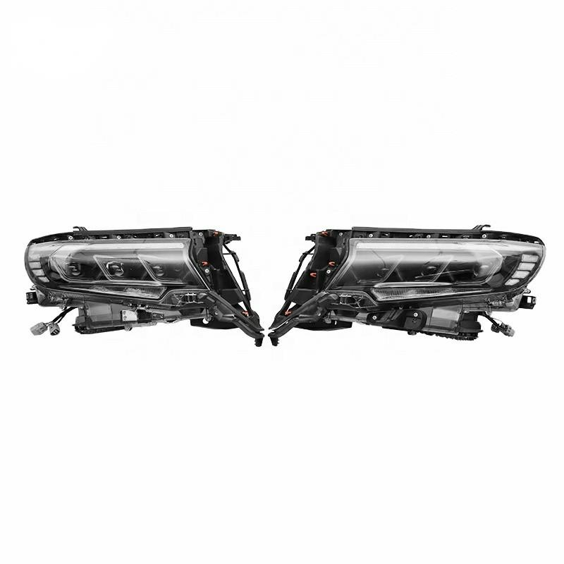 Three Lens LED Headlights for Toyota Prado 2018