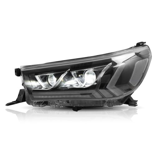 Sequential LED DRL Headlights For Toyota Hilux 2016-2019