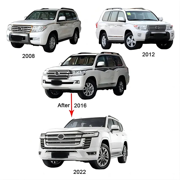 Toyota Land Cruiser LC200 Interior Accessories Upgrade to LC300 