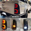 Stop LED Smoked Tail Lights for Toyota Hilux Vigo 2012-2015