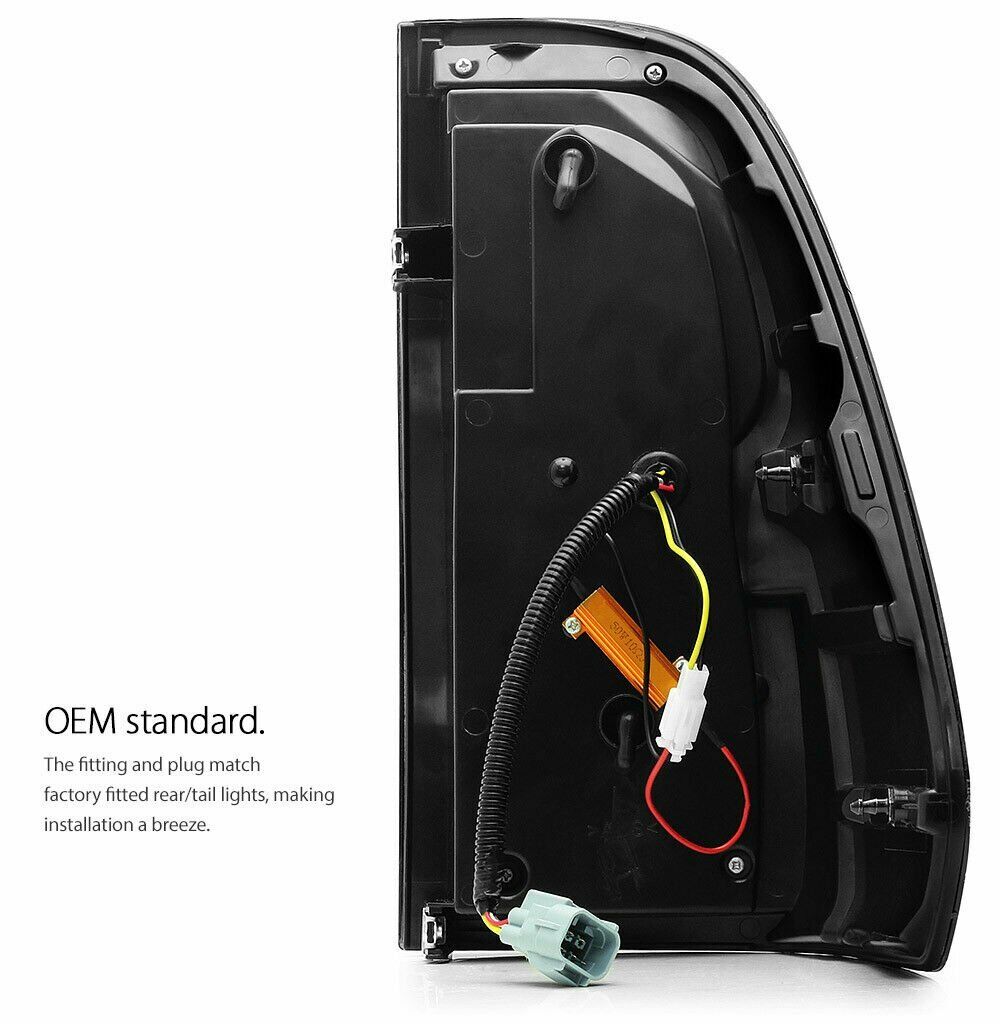 Stop LED Smoked Tail Lights for Toyota Hilux Vigo 2012-2015